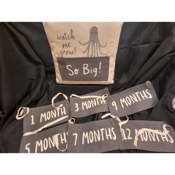 Baby Milestone Pillow - Octopus - Picture 1 of 1
